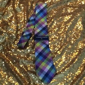 Saddlebred Multicolor Check Tie NWT